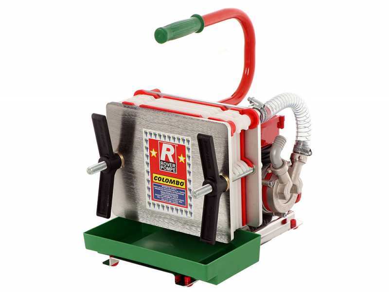 Rover Colombo STAINLESS STEEL 6 - Wine filter with cartridges and plates - Wine pump in Novax