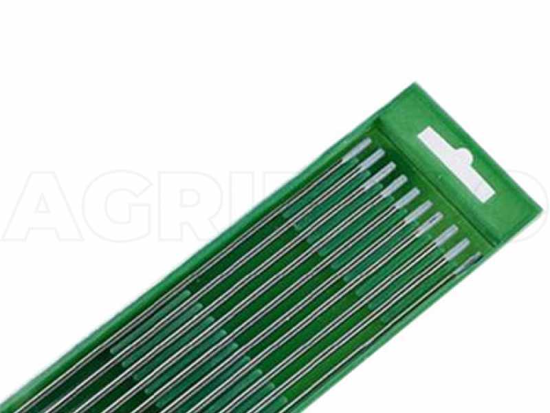Pure Tungsten Electrode - 2.4 mm diameter - suitable for 140 A, 180A, 320A welding torches - 10 pcs