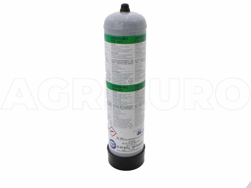 Argon/CO2 GAS tank - no refillable - 1 L