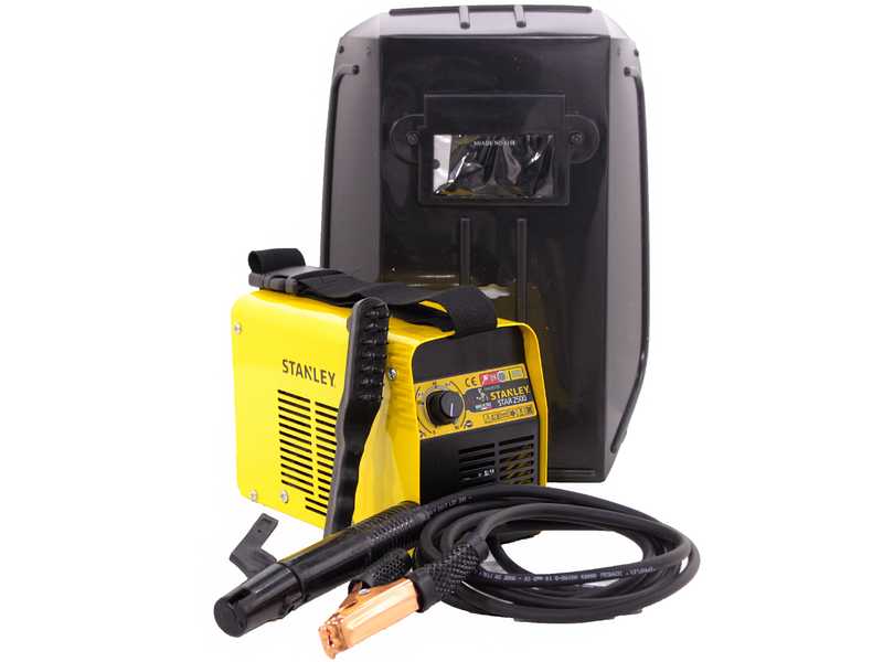 MMA Stanley STAR 2500 Inverter Welding Machine - 100 A - 230V - 45%@100A cyle - complete tool kit