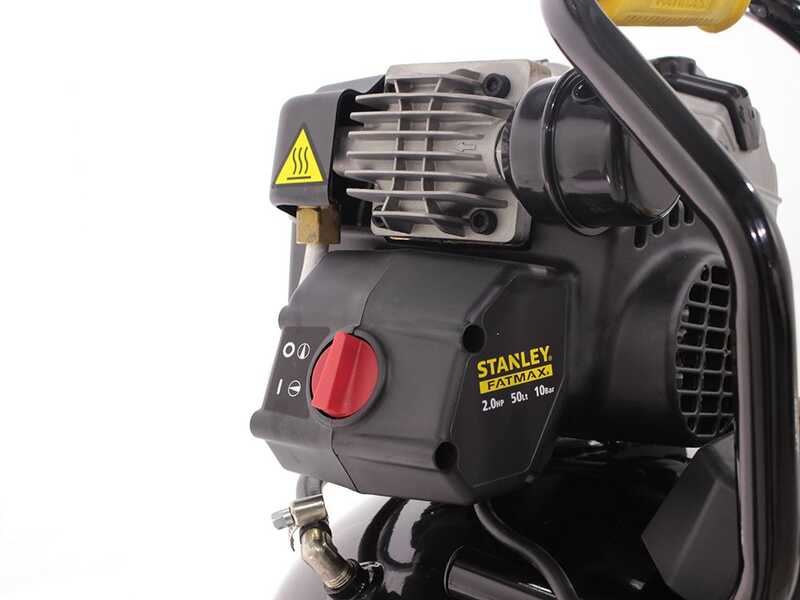 Stanley Fatmax HY 227/10/50V - Portable Electric Air Compressor - 2 Hp Motor  -50 L