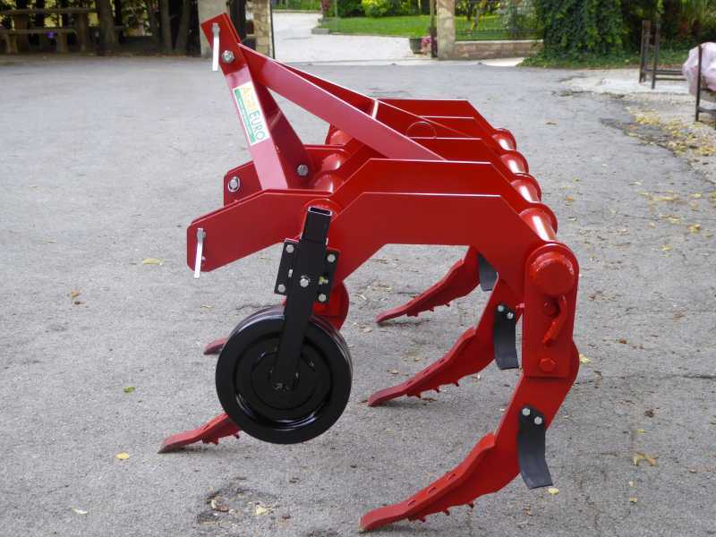 AgriEuro 200 Heavy Series Tractor-mounted Subsoiler - 5 tines - Wheels