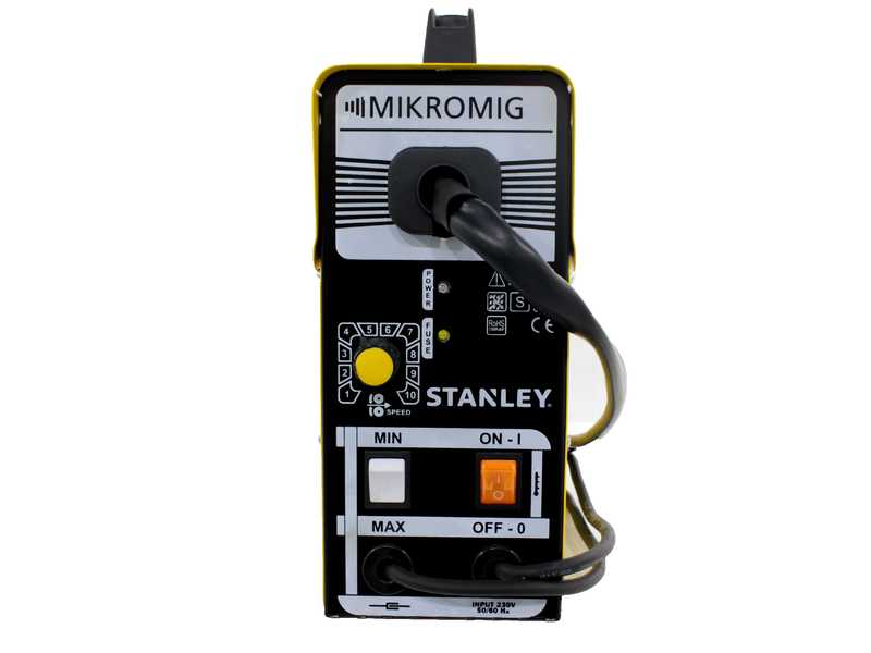Transformer MIG Stanley MIKROMIG - NO GAS Wire Feed Welding Machine - NO GAS only - Max 95 Amp - single-phase