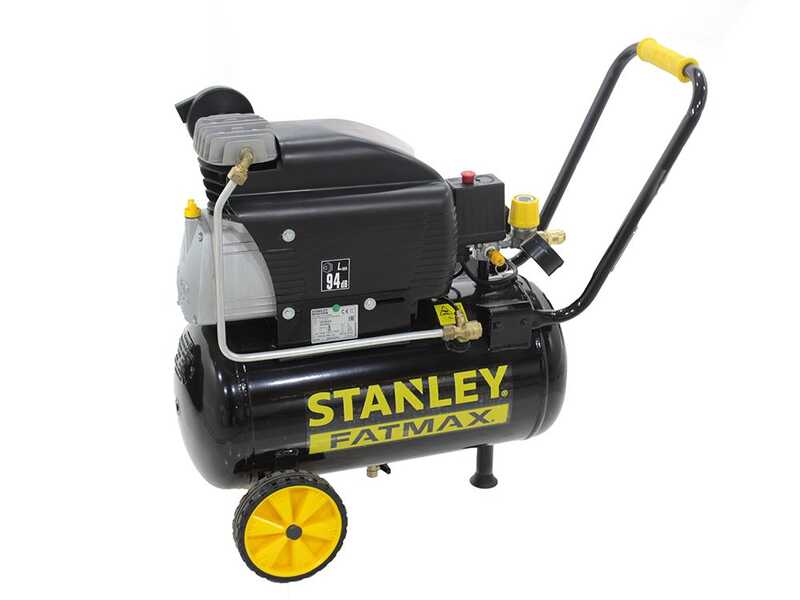 Stanley Fatmax D251/10/24s - Wheeled Electric Air Compressor - 2.5 Hp Motor - 24 L compressed air
