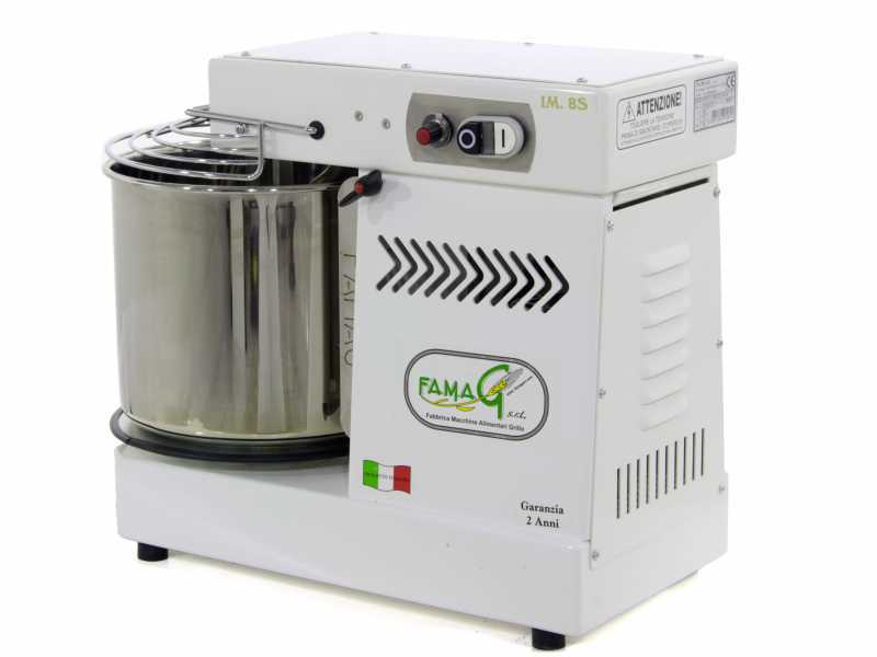 Famag IM 8S/230 10 Speeds - 8 kg spiral mixer with lifting head
