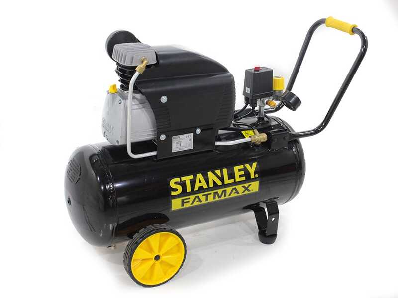 Stanley Fatmax D250/10/50s - Wheeled Electric Air Compressor - 2.5 Hp Motor - 50 L compressed air