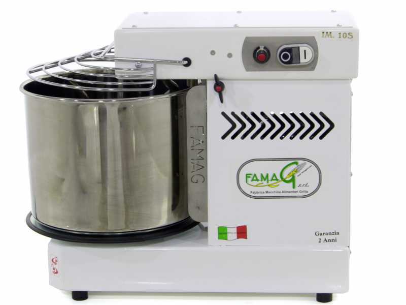 Famag IM 10S/230 10 Speed - 10 kg spiral mixer with lifting head
