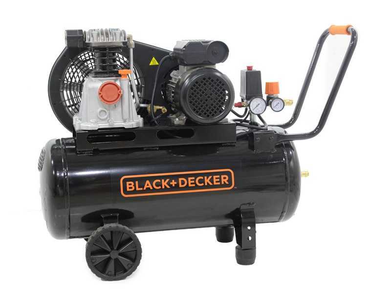 Black Decker BD 220 50 2M Belt driven Electric Air Compressor 2 Hp Motor 50 L