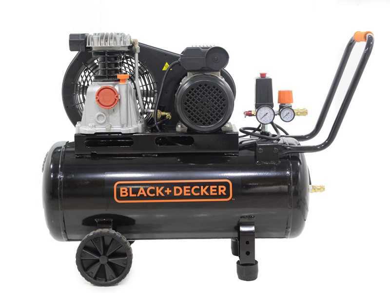 Black & Decker BD 220/50 2M Belt-driven Electric Air Compressor - 2 Hp  Motor - 50 L