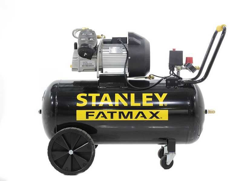 Stanley Fatmax DV2 400/10/100 - Wheeled Electric Air Compressor - 3 Hp Motor - 100 L