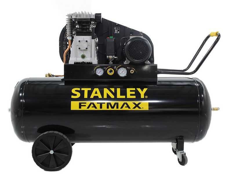 Stanley Fatmax B 480/10/270T - Three-phase Belt-driven Electric Air Compressor - 4 Hp Motor - 270 L