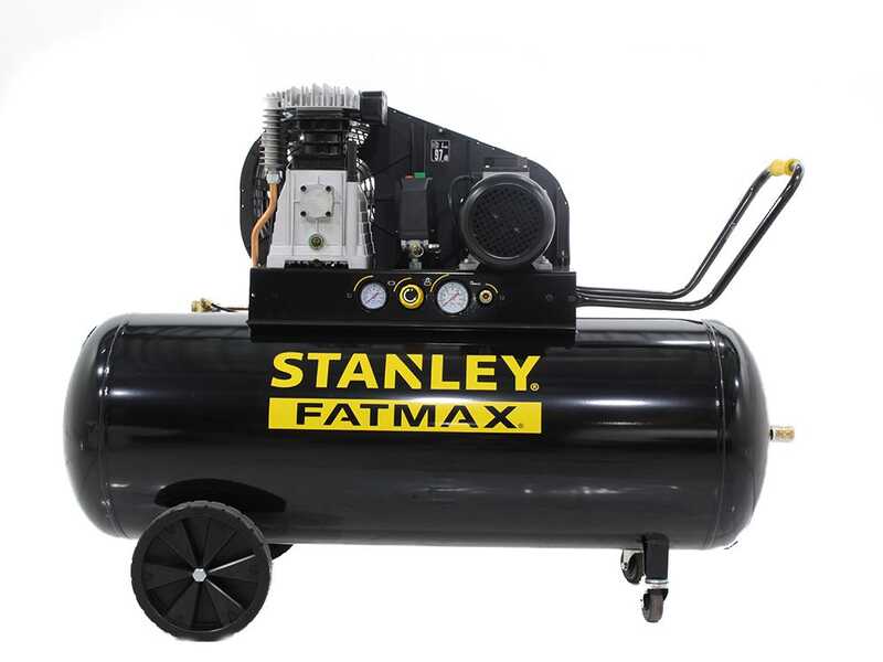 Stanley Fatmax B 480/10/270T - Three-phase Belt-driven Electric Air Compressor - 4 Hp Motor - 270 L