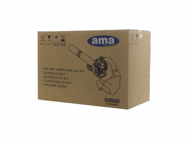 Ama AG2-BLV 3-in-1 Leaf Blower - Garden Vacuum - Shredder - with 26 cc 2-stroke Engine