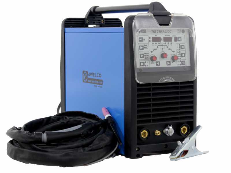 Awelco TIG 210 AC/DC TIG Inverter Welding Machine - 210 A Max - single-phase - AC/DC current - tool kit