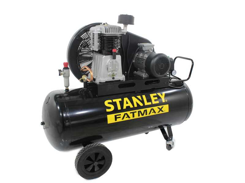 Stanley Fatmax BA 851/11/270 - Three-phase Belt-driven Electric Air Compressor - 7.5 Hp Motor - 270 L