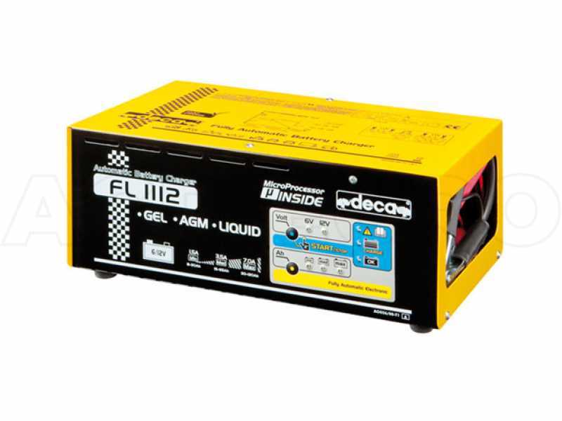 Deca FL 1112 Car and Motorcycle Battery Charger  - Electronic - Single-phase - Suitable for 6-12V batteries