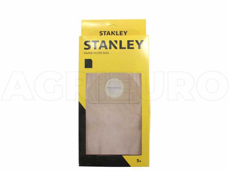5 Dust Bags 20. L for Stanley SXVC20PE - SXVC20PTE - SXVC20XTE