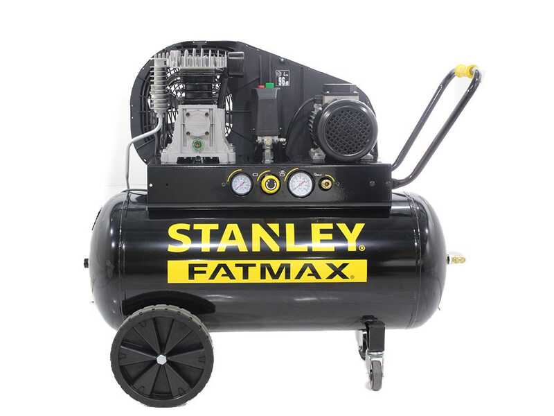 Stanley Fatmax B 350/10/100 T - Belt-driven Electric Air Compressor - 3 Hp Motor - 100 L