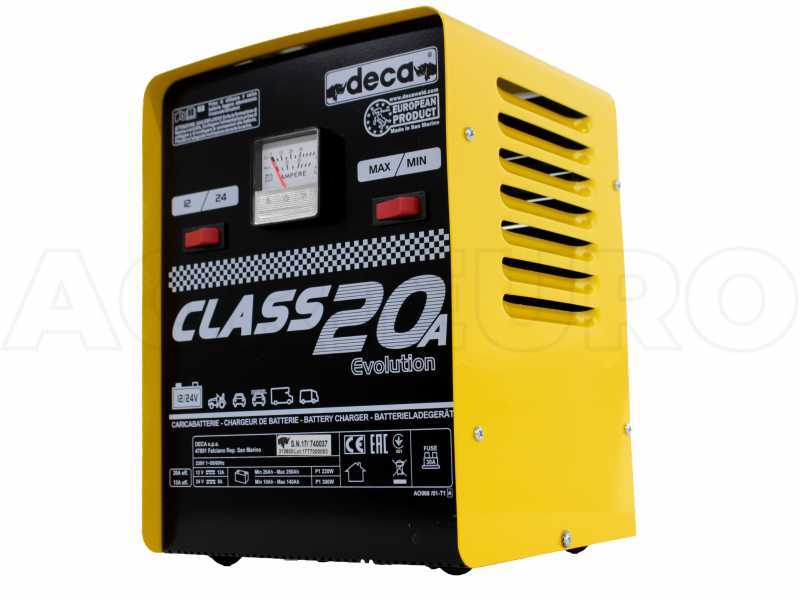 Deca CLASS 20A Car Battery Charger - single-phase power supply - Car Battery Charger - single-phase power supply - 12-24V batteries