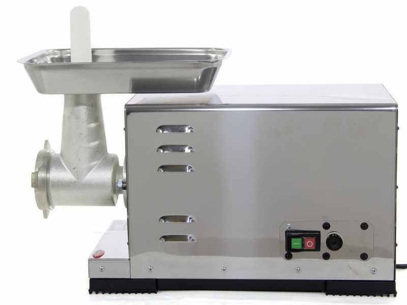Reber 10024 N INOX meat grinder - meat mincer - N.22 small - 1500W induction electric motor