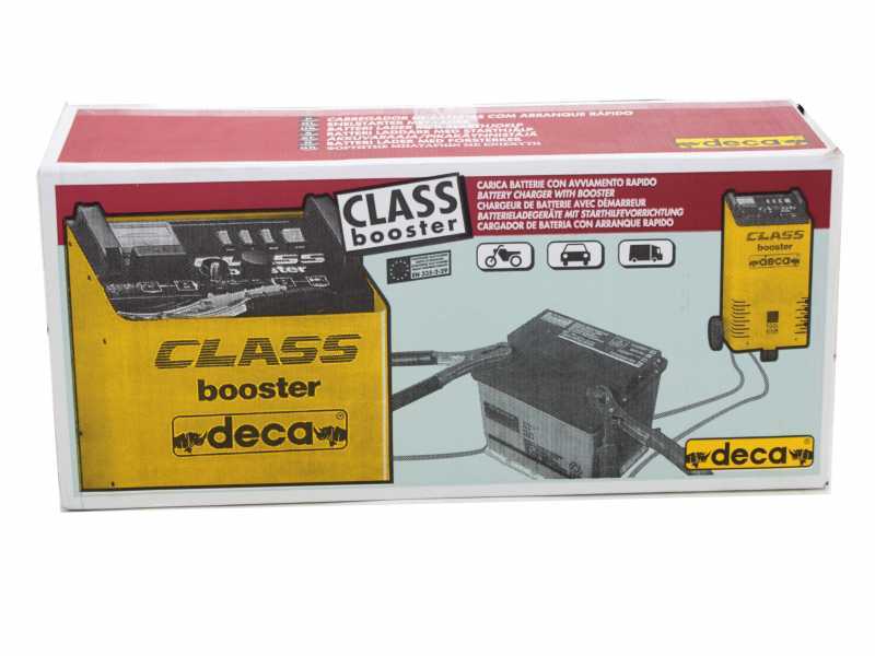 Deca CLASS BOOSTER 400E Battery Charger - wheeled charger - single-phase -  12-24V batteries