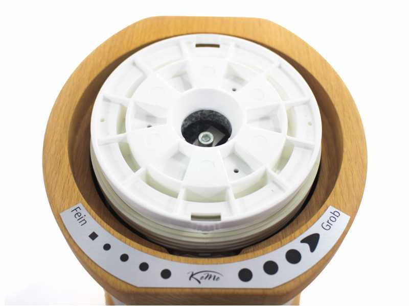 Komo Magic - Solid Beechwood and Stainless Steel Flour Mill - 250W