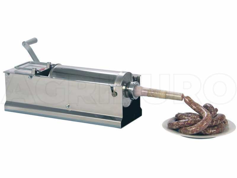 Reber 8961 N INOX - 8 Kg Manual Sausage Stuffer - 2 Speeds 