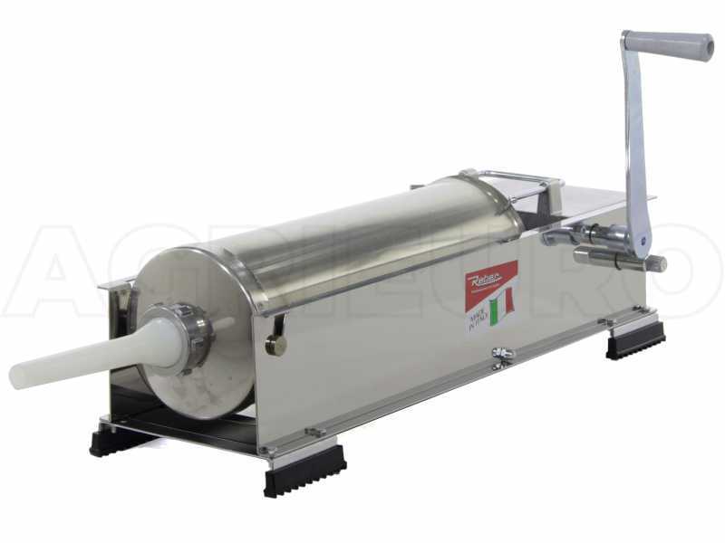 Reber 8963 N INOX - 10 Kg Manual Sausage Stuffer - 2 Speeds 