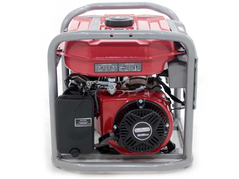 GeoTech Pro GGP 2500 - 2.2 kW Wheeled Power Generator with AVR - DC 2 kW Single-phase