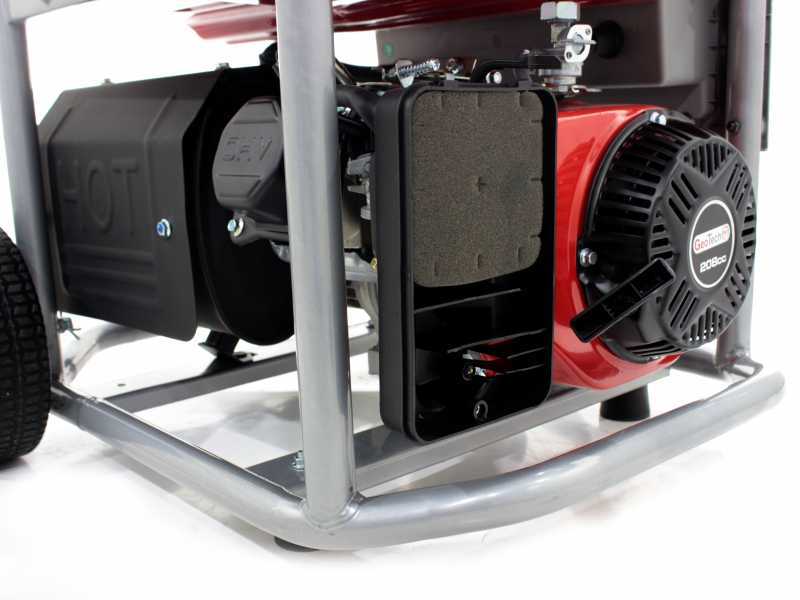 GeoTech Pro GGP 3500 - 3 kW Wheeled Power Generator with AVR - DC 2.8 kW Single-phase