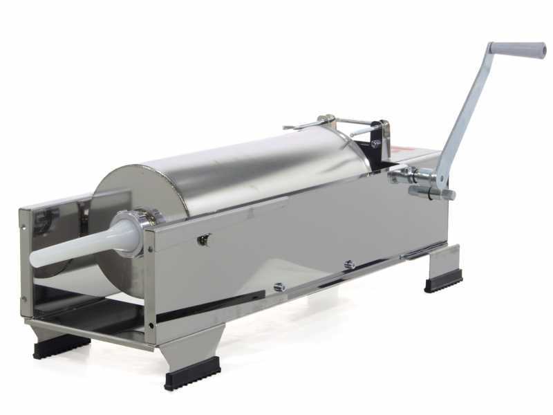Reber 8975 N INOX - 15 Kg Professional Manual Sausage Stuffer - 2 Speeds 