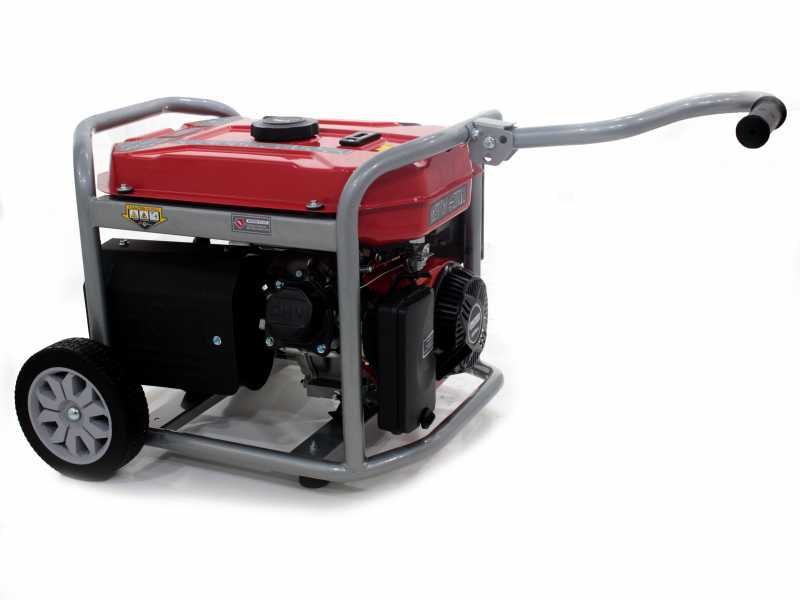 GeoTech Pro GGP 4000 ES - 3.6 kW Wheeled Power Generator with AVR - DC 3.2 kW Single -phase