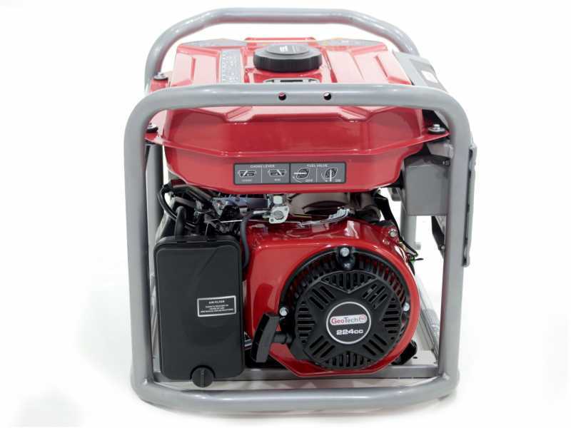 GeoTech Pro GGP 4000 - Wheeled power generator with AVR 3.6 kW - DC 3.2 kw Single phase