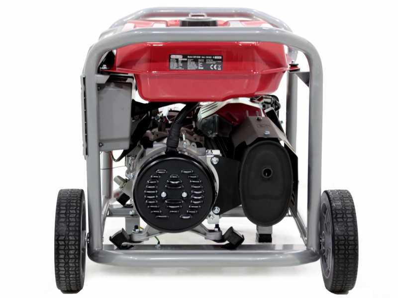 GeoTech Pro GGP 6500 - 5.4 kW Wheeled Power Generator with AVR - DC 5 kW Single-phase