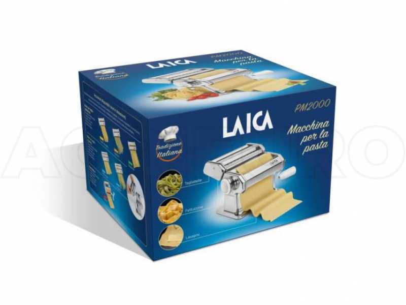 Laica PM2000 - Manual Stainless Steel Pasta Maker 