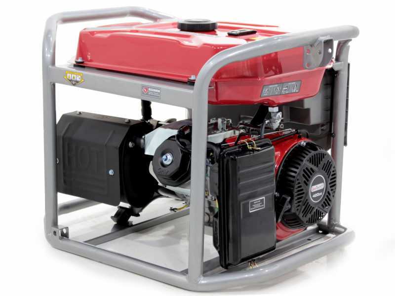GeoTech Pro GGP 6500-3 - 5.4 kW Wheeled Power Generator with AVR - DC 5 kW Three-phase