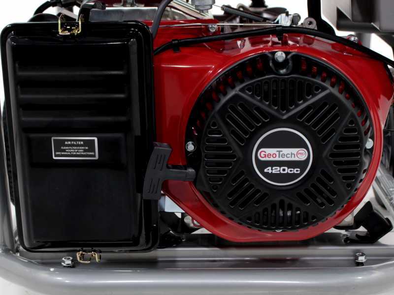 GeoTech Pro GGP 8000-3 - 6.6 kW Wheeled Power Generator with AVR - DC 6 kW Three-phase