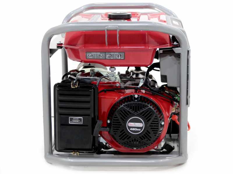 GeoTech Pro GGP 8000-3 ES - 6.5 kW Wheeled Power Generator with AVR - DC 6 kW Three-phase