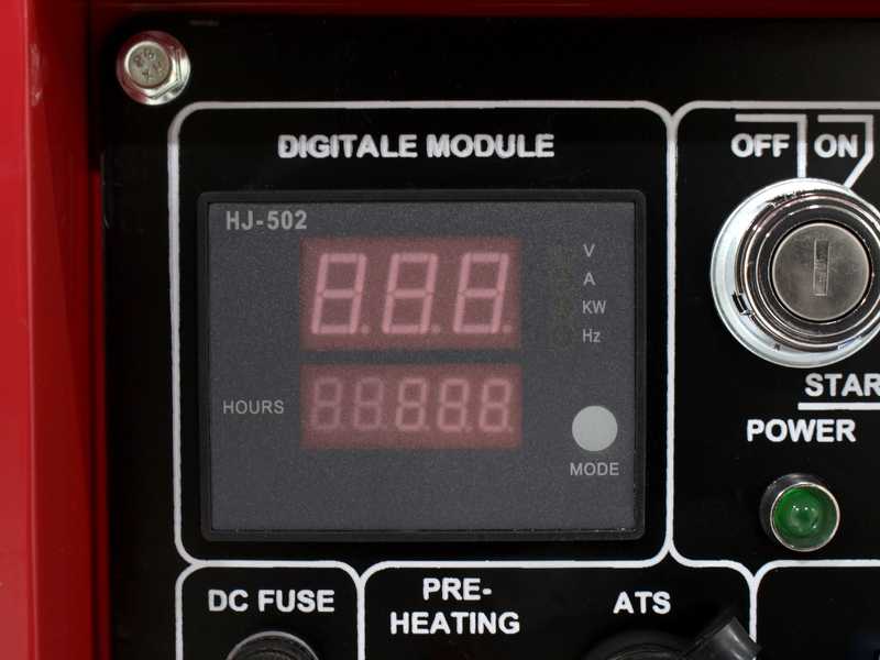 GeoTech Pro DGP8500SE-3 - 6 kW Wheeled Silenced Diesel Power Generator with AVR - DC 5.5 kW Full-Power + Three-phase ATS