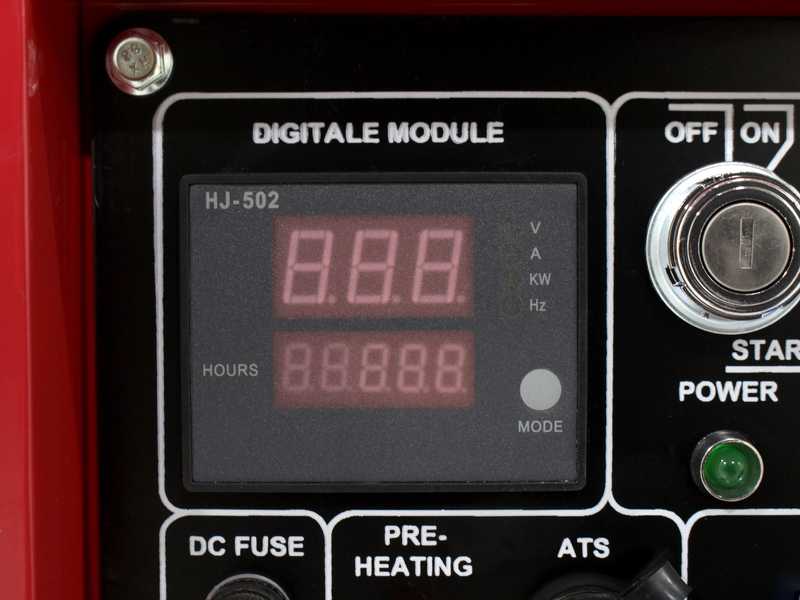 GeoTech Pro DGP8500SE-3 - 6 kW Wheeled Silenced Power Generator with AVR - DC 5.5 kW Full-Power + Single-phase ATS