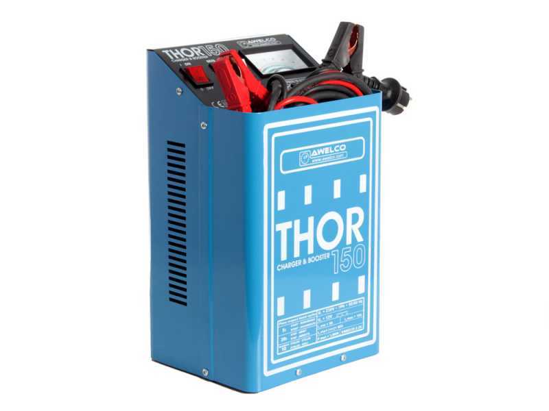 Awelco THOR 150 Booster Battery Charger - Starter Included - Single-Phase - 12V Batteries