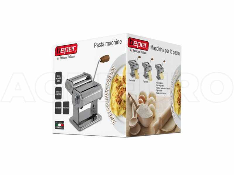BEPER 90.345 - Manual Stainless Steel Pasta Maker