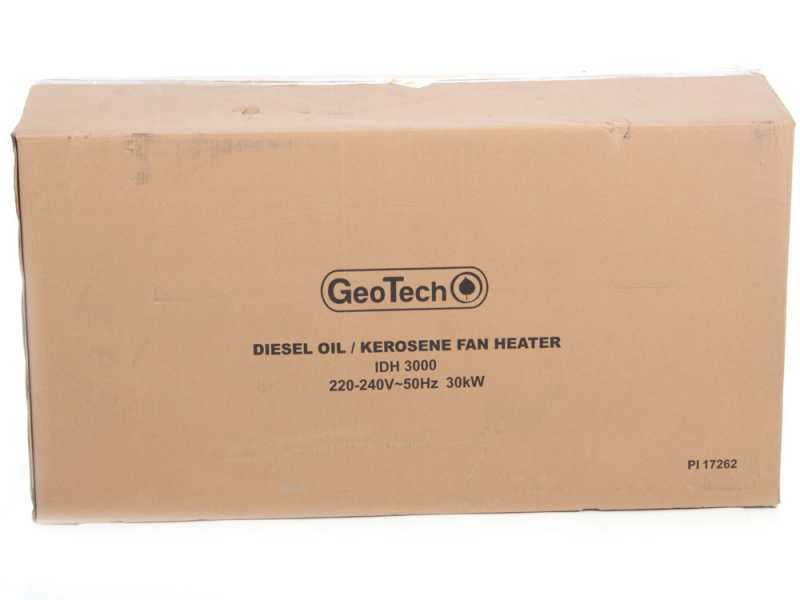 GeoTech IDH 3000 - Diesel Hot Air Generator - Indirect Heating - Trolley