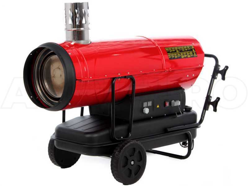 GeoTech IDH 8000 -Diesel Hot Air Generator - Indirect Heating - Trolley