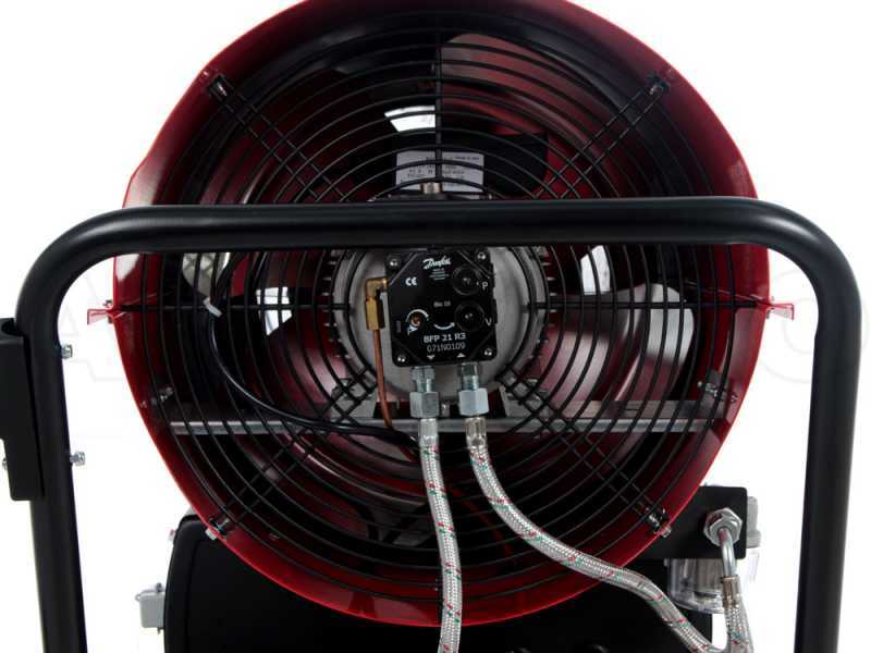 GeoTech IDH 8000 -Diesel Hot Air Generator - Indirect Heating - Trolley