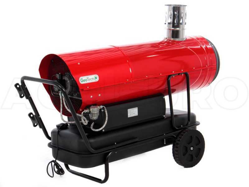 GeoTech IDH 8000 -Diesel Hot Air Generator - Indirect Heating - Trolley
