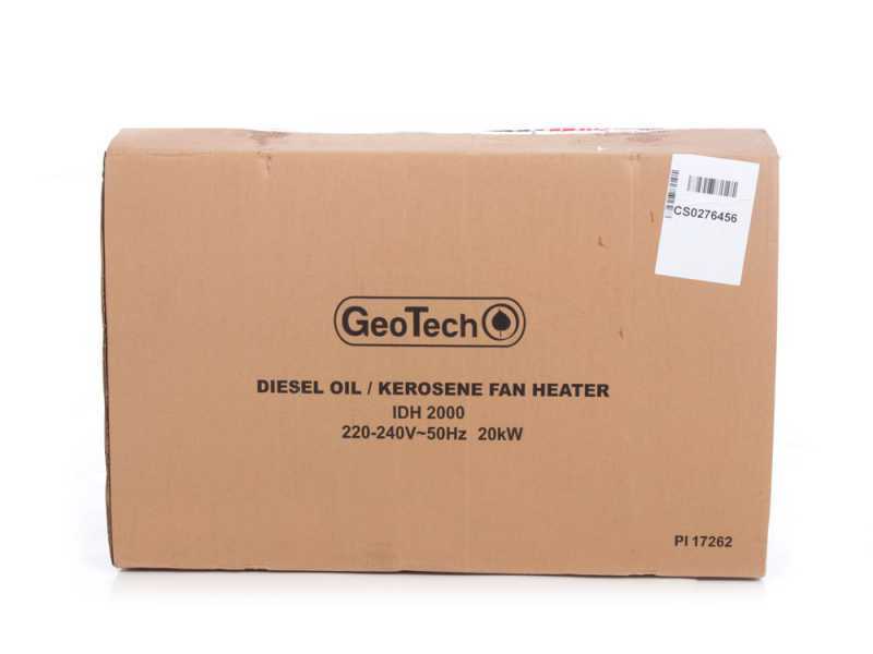 GeoTech IDH 2000 - Diesel Hot Air Generator - Indirect Heating - Trolley