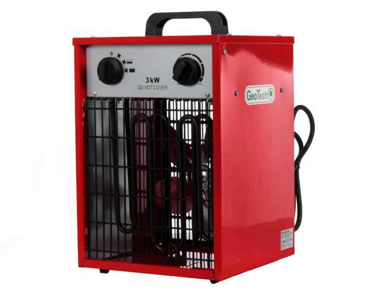 GeoTech EH 300 S - Electric Hot Air Generator with Fan - Single-phase 