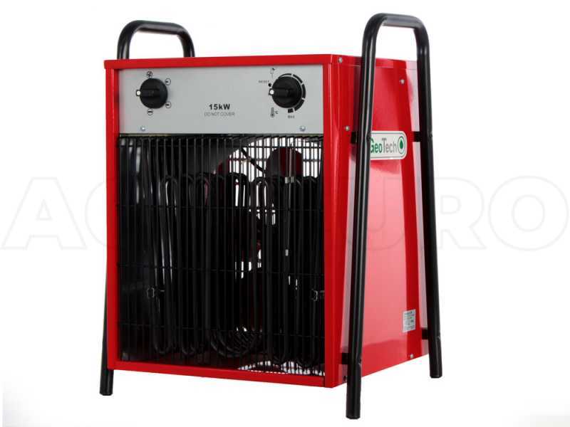 GeoTech EH 1500 T - Electric Hot Air Generator with Fan - 15  kW - Three-phase