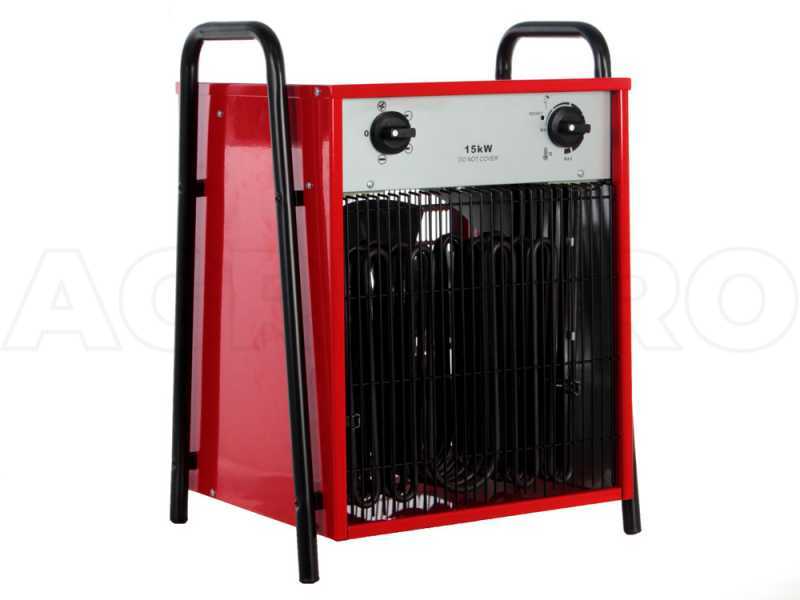 GeoTech EH 1500 T - Electric Hot Air Generator with Fan - 15  kW - Three-phase